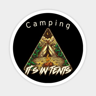 Camping It's In Tents Magnet